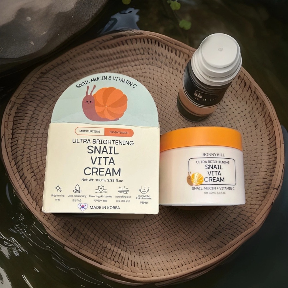 Bonnyhill Ultra Brightening Snail Vita Cream 3.34 oz., New